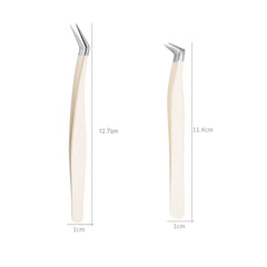 High Quality Latest  Stainless Steel Eyelash Extensions Tweezers Rose Gold color All Color Customized Eyelash Tweezers