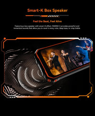 Blackview OSCAL Marine 2 Rugged Phone 8GB RAM 256GB Smartphone AI 11000mAh Battery 6.56 " HD+Display Unisoc T61 Android 15 NFC