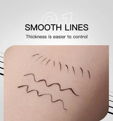 GECOMO Long Wear Matte Eyeliner Gel Cream, Quick Drying Waterproof Eyeliner Gel
