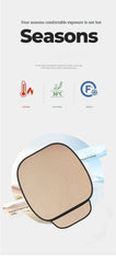 Summer Cool  Car Seat Cover  Cool Breathable  Fabric Car Front Seat Cushion/Rear Seat  Cushion/Three -piece