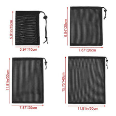 Durable Nylon Mesh Drawstring Bag Multi Purpose Outdoor Travel Stuff Sack Storage Bag Camping Bottle Pot Pan Carrier Pouch