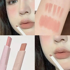 قلم تحديد الشفاه Nude Lip Liner Gege Bear Matte Velvet Lip Liner يدوم طويلاً ومقاوم للماء وقلم رسم خط الشفاه