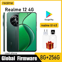 OPPO Realme 12 4g Smartphone Global firmware Snapdragon 685 8GB 256GB realme UI 4.0 5000mAh camera 50MP+16MP Used Phone