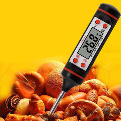 Kitchen Food Baking Digital Thermometer Electronic Probe Type Digital Display Liquid Grill Thermometer