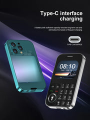 2024 SERVO V9 Model Small Mobile Phone 2G GSM 2 SIM Cards Magic Voice MP3/MP4 FM Radio 2.01inch Display Cheap Telephone Original