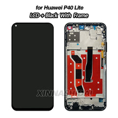 6.4’‘ New Display For Huawei P40 Lite LCD Touch Screen Digitizer Assembly With Frame Display Replacement For Huawei P40 Lite