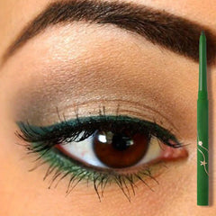 Green Eyeliner Gel Pencil Colorful Waterproof Resistant Matte EyeLiner Pen and Colored Long-Lasting Lying Silkworm Eye Liner