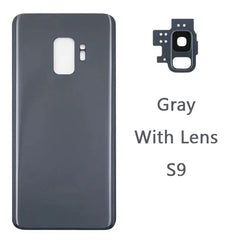 New for Samsung Galaxy S9 g960 g960f S9 Plus g965f battery back cover 3D glass panel rear door housing case camera lens replace