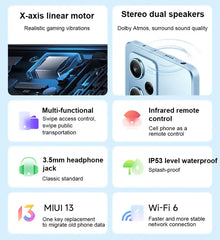 هاتف Xiaomi Redmi Note 12 Pro 5G الذكي العالمي بذاكرة قراءة فقط ROM ومعالج MTK Dimensity 1080 وشاشة OLED مقاس 6.6 بوصة وكاميرا 50 ميجابكسل وبطارية 5000 مللي أمبير في الساعة وشحن سريع 67 واط
