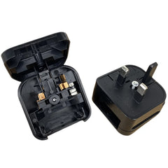 EU to UK plug adapter box type round two pins 4.0mm convert to 3 pins conversion electric power plug Shaver plug with fused 13A