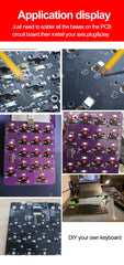 110pcs/70/30/10pcs Kailh Hot-swappable PCB Socket CPG151101S11 For Outemu Cherry MX Switches Mechanical Keyboard Axis DIY