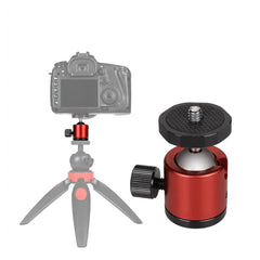 Mini Ball Head 1/4 Screw Mount 360 Swivel for Canon Nikon Sony Camcorder DV LED Light Bracket DSLR Camera Tripod Ballhead Stand