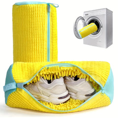 Washing Shoes Bag Protector Fluffy Fibers Polyester Washing Shoes Machine Friendly Laundry Bag Drying Bags Storage Organize
