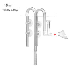 AQUAPRO Plastic Inflow Outflow Inlet Outlet Skimmer Lily Aquarium Accessories Tank Pipe Fish Water Filtro Fishbowl Akvarium