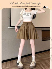 Ice Silk Thin Breathable Large Size Slimming Wide Leg Five-Quarter Pants Women Summer High Waist Qui Dry orts Casual Pant...