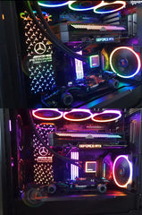 Graphics Card Side Panel RGB RTX AMD GeForce GPU Modify 5V 3Pin ARGB AURA SYNC PC Case DIY MOD