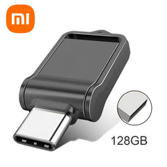 محرك أقراص فلاش USB Type-c 2 في 1 من شاومي بسعة 2 تيرابايت 3.2 بوصة، نقل عالي السرعة، قرص معدني مقاوم للماء، عالمي للهواتف المحمولة والكمبيوتر