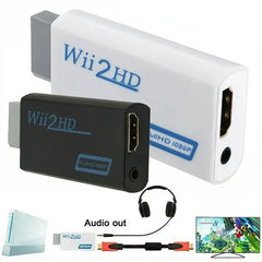 Wii To HDMI-Compatible Adapter Converter 3.5mm Audio For PC HDTV Monitor 1080P 720P Wii2 To HDMI-Compatible Converter Adapter