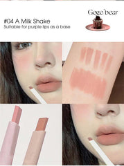 Gege Bear Soft Matte Lip Liner - Defines Lips, Long-Lasting, and Won't Smudge in Natural Pink