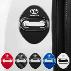4PCS Car Door Lock Cover Case For Toyota chr Corolla Camry rav4 Yaris hilux prius avensis auris Prado verso fortuner Accessories