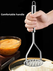 Home kitchen small tools, creative mud press, mashing machine, mud juice machine, stainless steel potato crusher, fruit pushing