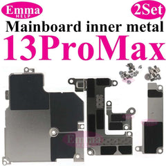 2Set Inner Metal Cover Plate Mainboard inner Iron with Screws For iPhone 13 12 15 Pro Max 14 Plus Bracket Holder Screw Parts