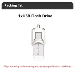 Bliksem 2in1 USB Flash Drive 32GB 64GB 128GB for TYPE-C PC High Speed USB Flash Drive 128GB USB 2.0 TYPE-C 32GB 64GB Pen Drive