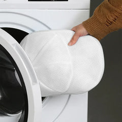 Washing Machine Hat Wash Protector Cap Cleaner Laundry Bag Small Clothes Wash Bag Anti-Deformation Mesh Organizer Zip Bags