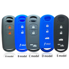 Silicone Remote Key Cover Case For MAZDA CX-5 CX-3 2 3 5 6 CX-7 CX-9 Demio Speed Miata MX5 Case 2 3 4 Button 2018 2019 2020 2021