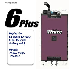 شاشة LCD AAA+ لهاتف iPhone 6 7 8 6s plus 7 8 Plus شاشة بديلة لهاتف iPhone 5 5S 5C 5se شاشة LCD تعمل باللمس ومحول رقمي