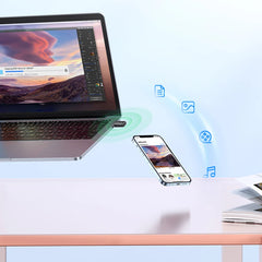 محول بلوتوث لأجهزة الكمبيوتر الشخصية، دونجل بلوتوث 5.3 بمنفذ USB، مستقبل بلوتوث 5.0 لمكبر الصوت والفأرة ولوحة المفاتيح، جهاز إرسال الموسيقى والصوت