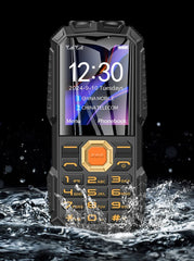 4G LTE Senior Flip Phone for Elderly Large Buttons Powerbank Long Standby SOS Call LED Light Loud Sound Fast Dial