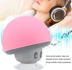 مكبر صوت XIKCU Bluetooth Mushroom مقاوم للماء يمكن استخدامه كحامل للهاتف المحمول مناسب للحفلات العائلية والحفلات الصغيرة