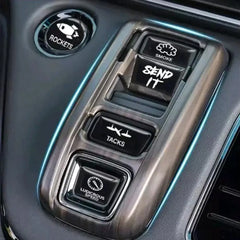 15pcs/Set Creative Car Switch Button Stickers Dashboard Console Label Decals Self-Adhesive Decorations For Car Truck