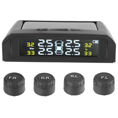 Tire Pressure Monitoring System Temperature Warning New C External Battery Version Sensors Solar TPMS Car Tyre Pressure Monitor