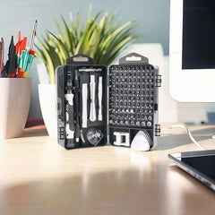 115 in 1 Multifunctional Precision Magnetic Screwdriver Set Computer PC Mobile Phone Equipment Repair Screwdrive Kit Hand Tools