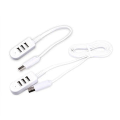 كابل تمديد شاحن موزع 5 فولت متعدد المنافذ من One for Three، كابل تمديد خارجي، موزع USB3.0