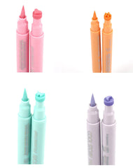COOL STORY 5pcs Dual-ended Eyeliner Set Color Stamp Matte Long Lasting Quick Drying Waterproof Sweat Eyeliner