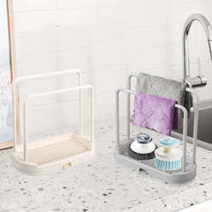 Kitchen Rag Drain Stand Kitchen Accessories Sink Drainage Shelf Sink Drain Storage Basket for Sponge Rag Wire Ball 1/2/3PCS