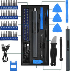 Cordless Electric Screwdriver Set 12/39/50 in 1 Precision Power Tool Magnetic Screw Driver Bit Fast Charging Repair Tool Kit