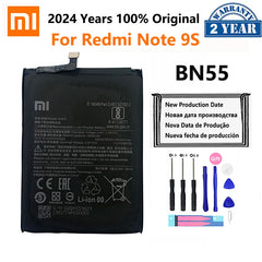 100% Original Xiao Mi BN53 BN54 BN55  Phone Battery For Xiaomi Redmi note 9 10 Pro 9S 10X 4G 5G Replacement Batteries Bateria