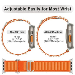 Alpine loop Strap for Apple watch Ultra Band 49mm 45mm 46mm 44mm 41mm 42mm 40mm Nylon bracelet correa series 10 9 8 7 SE 6 5 4 3