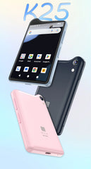 هاتف Qin K25 الجديد بنظام أندرويد 14 وجوجل بلاي MTG81 بشاشة لمس 3.54 بوصة وذاكرة وصول عشوائي (RAM) سعة 4 جيجابايت وذاكرة قراءة فقط سعة 128 جيجابايت وواي فاي وبلوتوث صغير