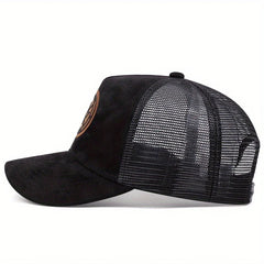قبعة بيسبول صيفية شبكية للنساء والرجال من ENJOY LIFE مع رقعة حروف Snapback قبعة كاجوال قابلة للتنفس للجنسين قبعات سائقي الشاحنات في الشارع الهيب هوب