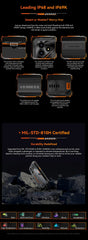 Blackview OSCAL Marine 2 Rugged Phone 8GB RAM 256GB Smartphone AI 11000mAh Battery 6.56 " HD+Display Unisoc T61 Android 15 NFC