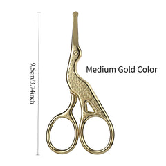 Facial Hair Scissors Rounded Professional Stainless Steel Mustache Nose Hair Beard Eyebrows Eyelashes Trimming Clippers