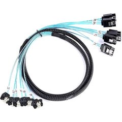 0.5m 1m SATA 3.0 Cable SATA Cable 90-Degree Right-Angle SATA-Data Cable SAS/SATA-12Gbps Cable for Nas Server-Raid SDD HDD CD DV