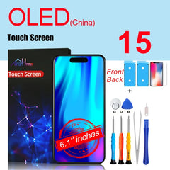 PINZHENG High Quality Screen INCELL LCD OLED For iPhone 14 Pro 15 Plus 13 Pro Max Display For iPhone Replacement With Tools