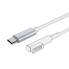 كابل شحن سريع USB Type-C إلى Magsafe1 و2 برأس مغناطيسي L / T لأجهزة MacBook Air / Pro