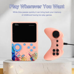 G5S 2.4 Inch Video Game Console Mini Portable Retro TV Handheld Game Player Built-in 500 Games AV Output Support 2 Player
